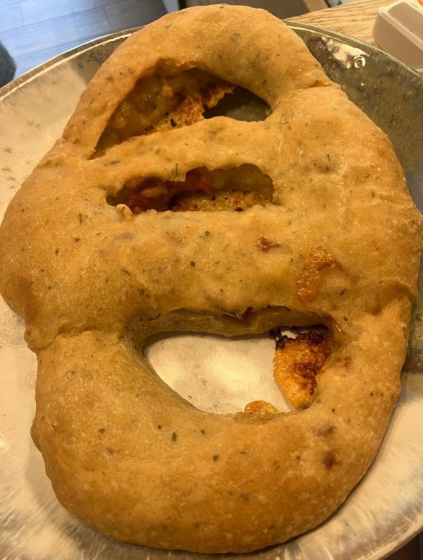 Fougasse au jambon non bio et comté
